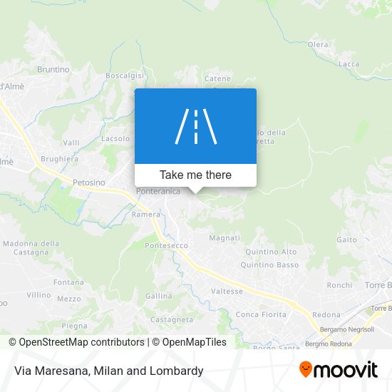 Via Maresana map