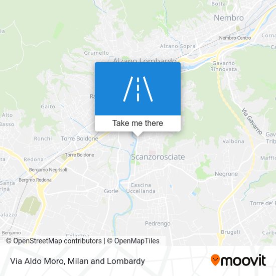 Via Aldo Moro map