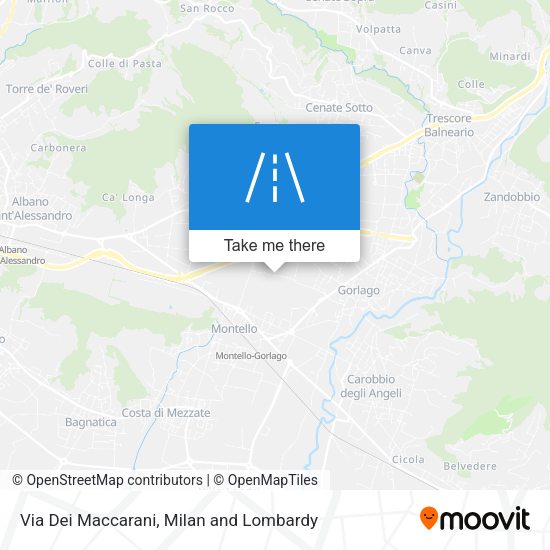 Via Dei Maccarani map