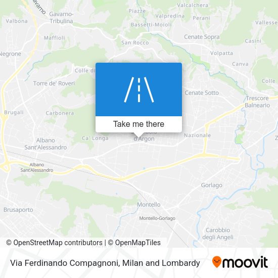 Via Ferdinando Compagnoni map