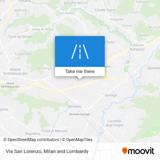 Via San Lorenzo map