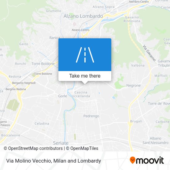 Via Molino Vecchio map