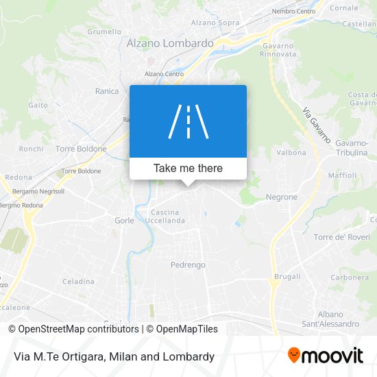 Via M.Te Ortigara map
