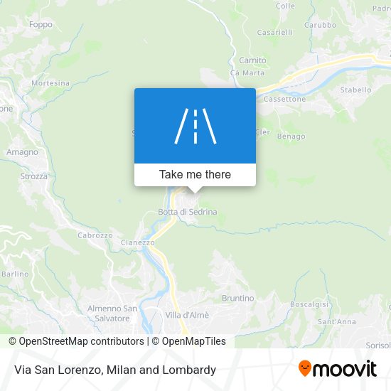 Via San Lorenzo map