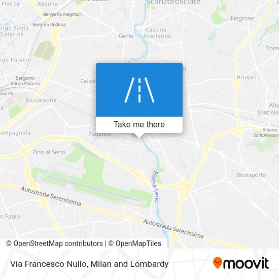 Via Francesco Nullo map