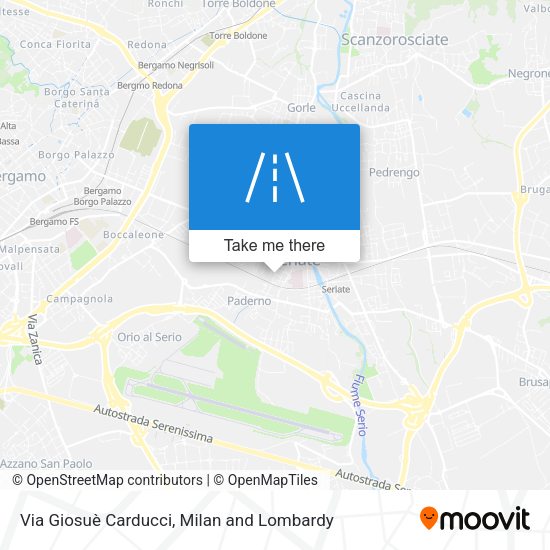 Via Giosuè Carducci map