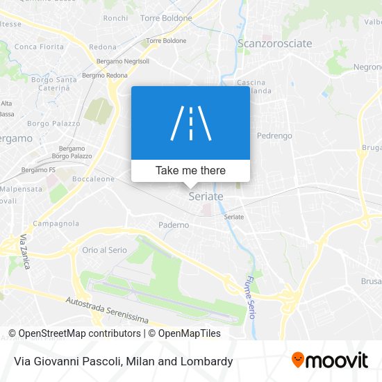 Via Giovanni Pascoli map