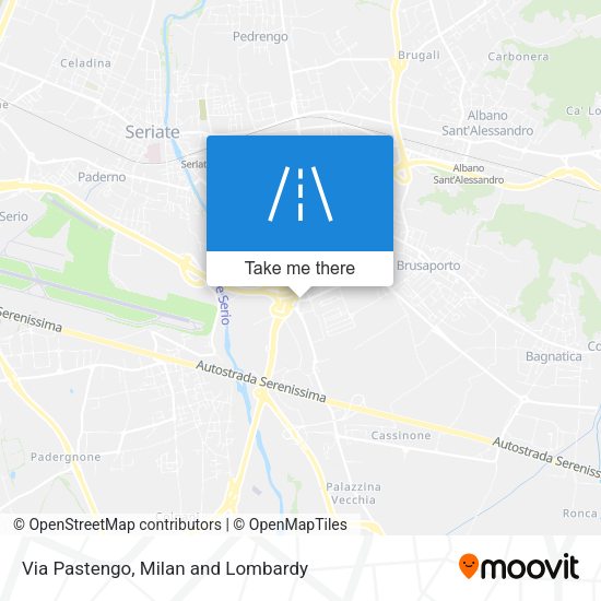 Via Pastengo map
