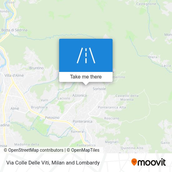 Via Colle Delle Viti map