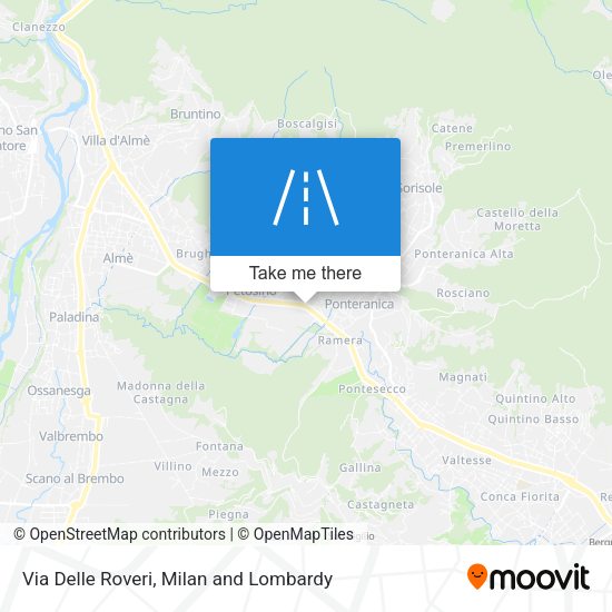 Via Delle Roveri map
