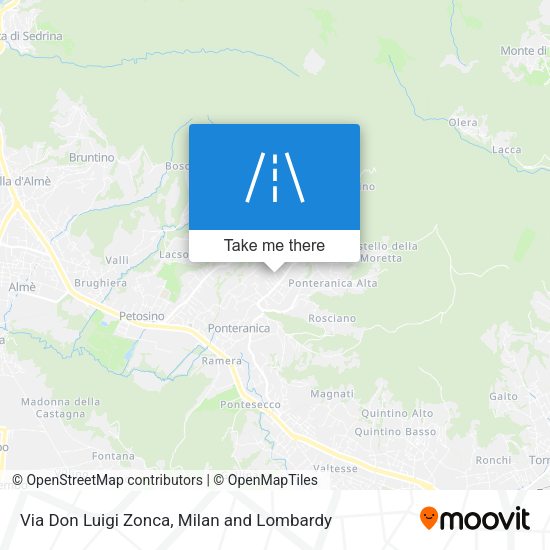 Via Don Luigi Zonca map