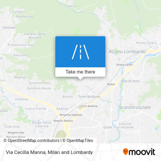 Via Cecilia Manna map