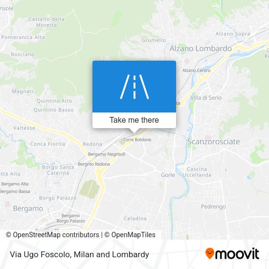 Via Ugo Foscolo map
