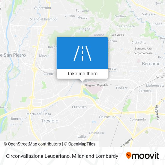 Circonvallazione Leuceriano map