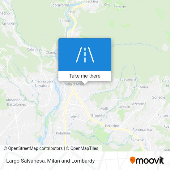 Largo Salvanesa map