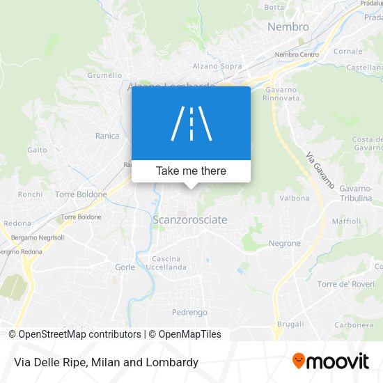Via Delle Ripe map