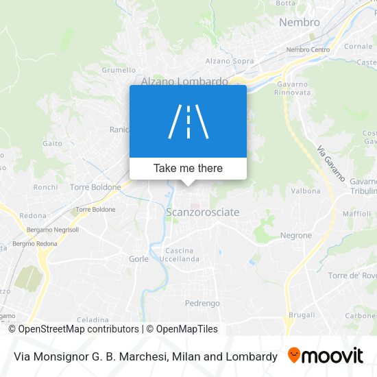 Via Monsignor G. B. Marchesi map