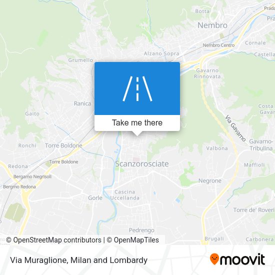 Via Muraglione map