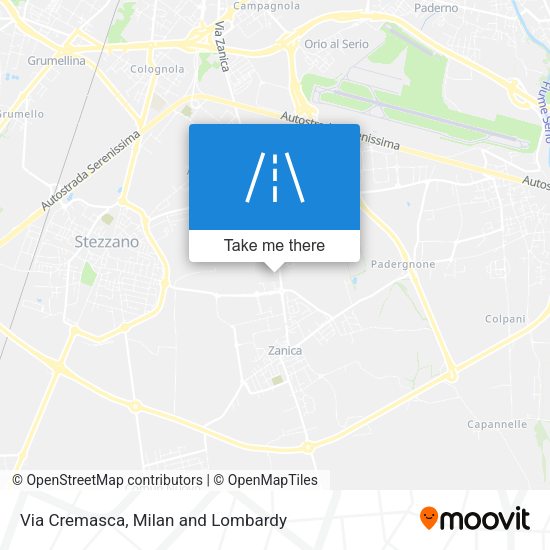 Via Cremasca map
