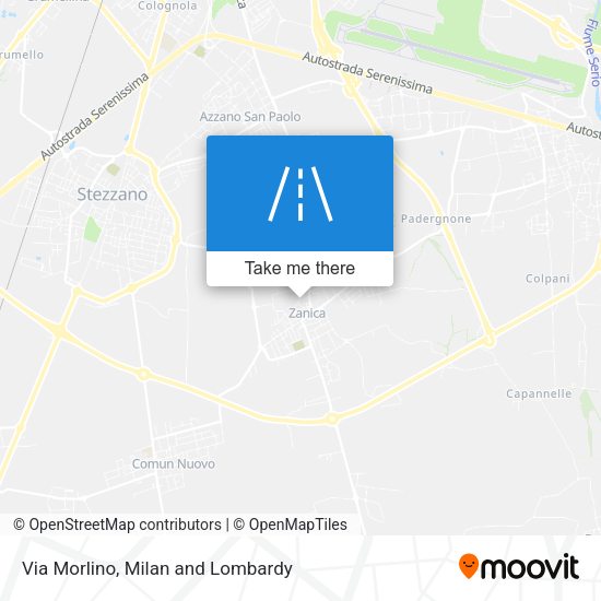Via Morlino map