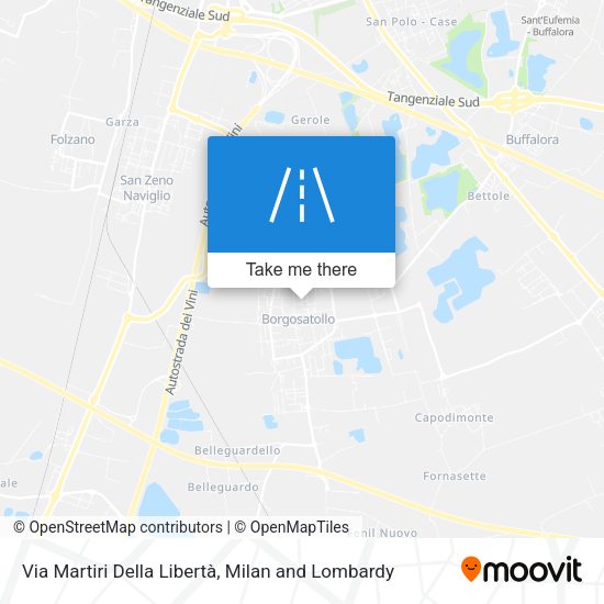 Via Martiri Della Libertà map