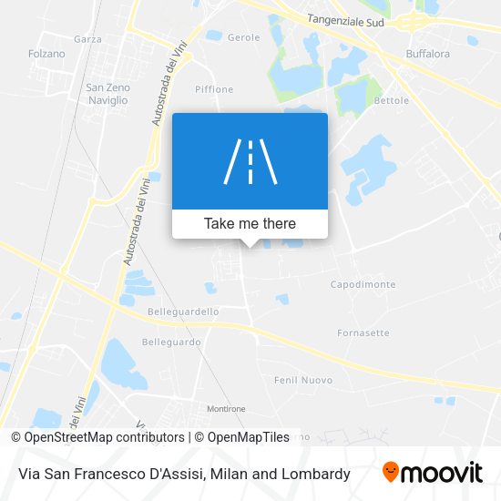 Via San Francesco D'Assisi map