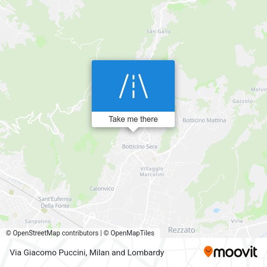 Via Giacomo Puccini map