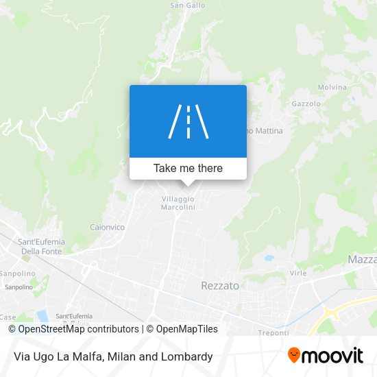 Via Ugo La Malfa map