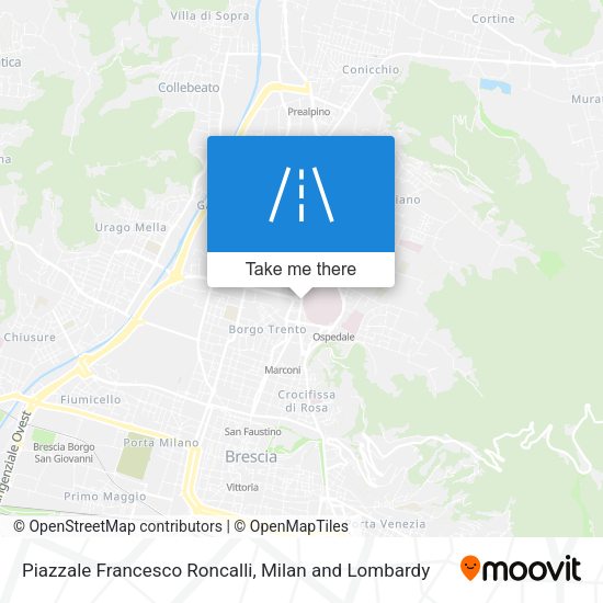 Piazzale Francesco Roncalli map