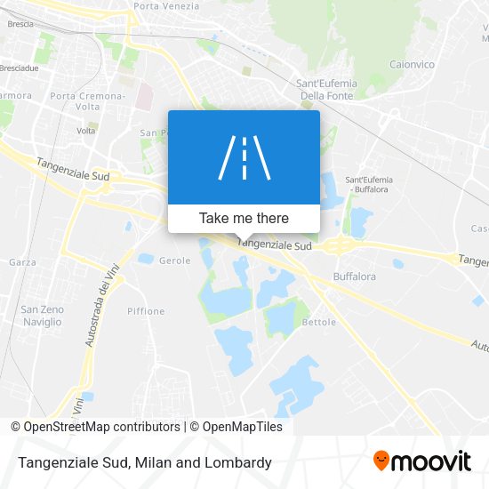Tangenziale Sud map