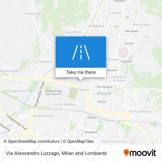 Via Alessandro Luzzago map