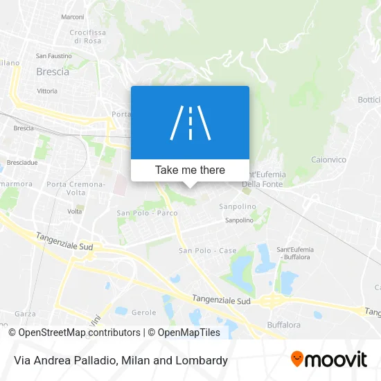 Via Andrea Palladio map