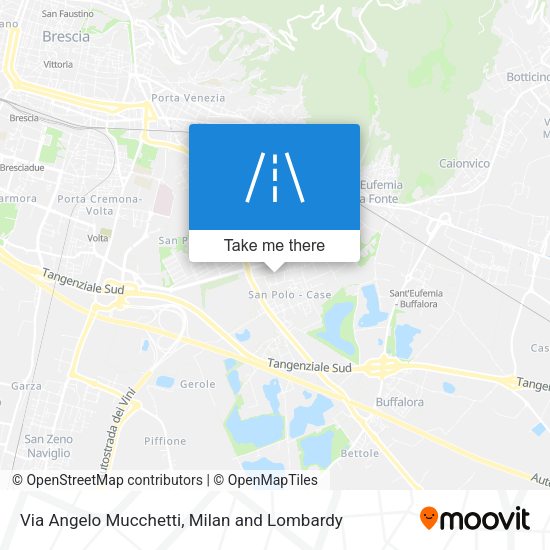 Via Angelo Mucchetti map