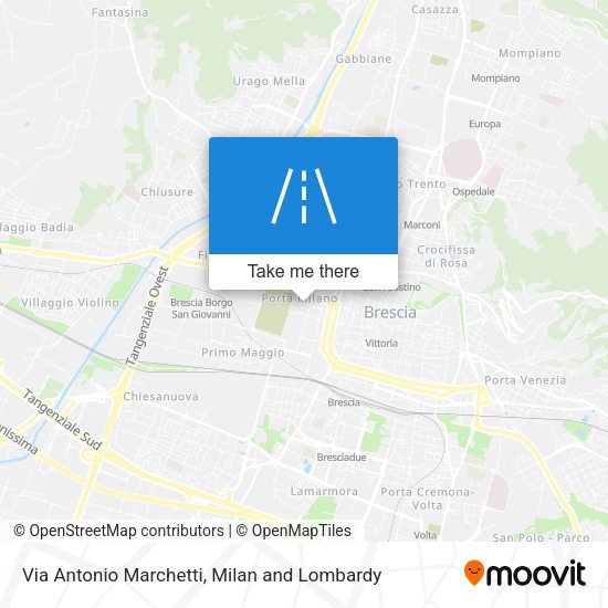 Via Antonio Marchetti map