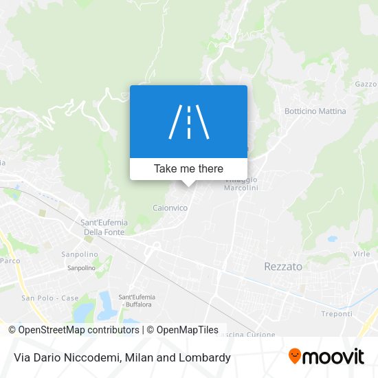 Via Dario Niccodemi map