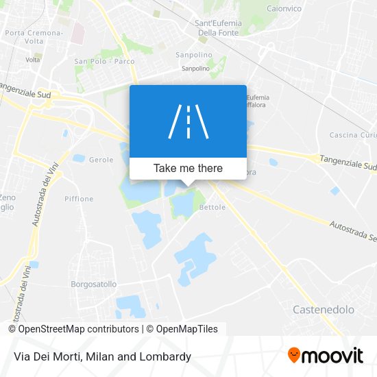 Via Dei Morti map