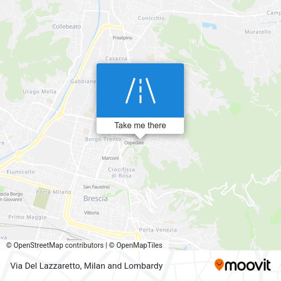 Via Del Lazzaretto map