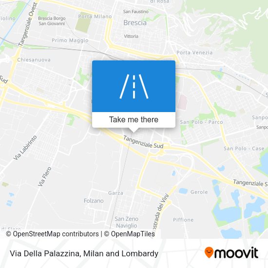 Via Della Palazzina map