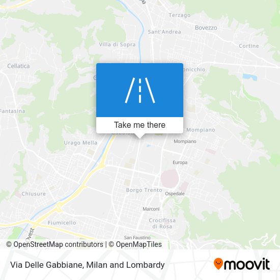 Via Delle Gabbiane map