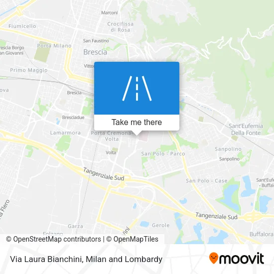Via Laura Bianchini map