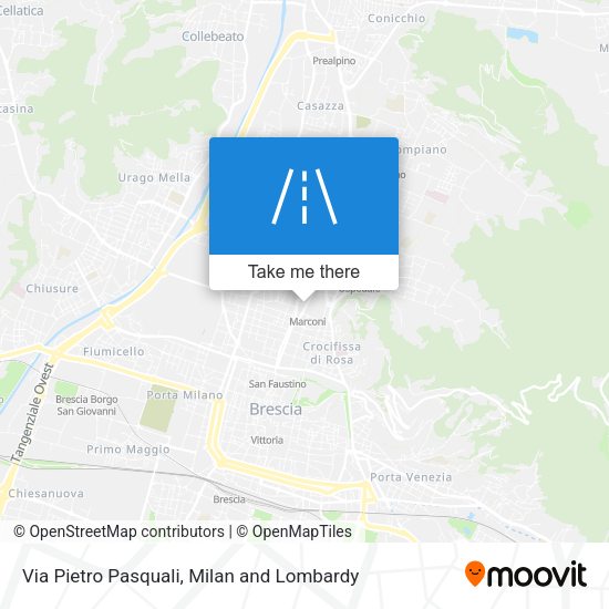 Via Pietro Pasquali map