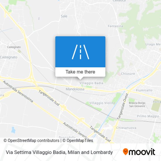 Via Settima Villaggio Badia map
