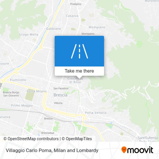 Villaggio Carlo Poma map