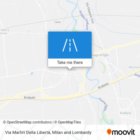 Via Martiri Della Libertà map