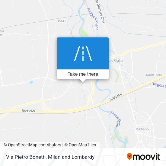 Via Pietro Bonetti map