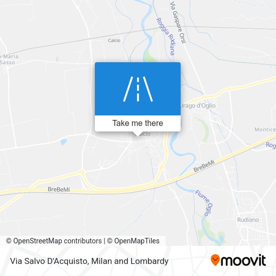 Via Salvo D'Acquisto map