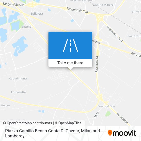 Piazza Camillo Benso Conte Di Cavour map