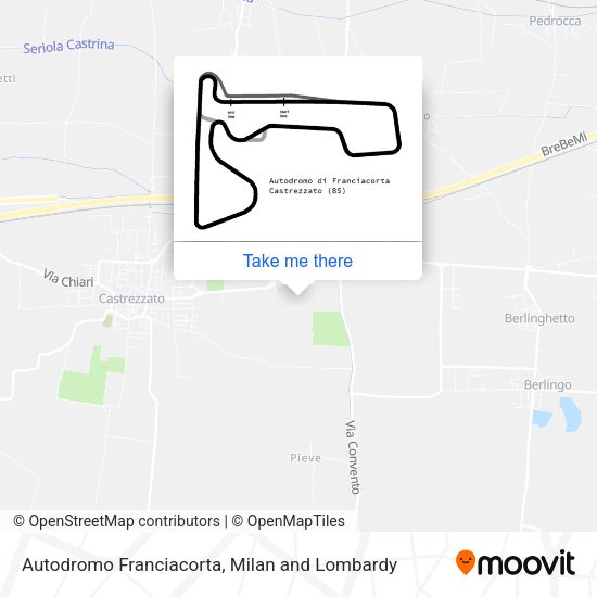 Autodromo Franciacorta map