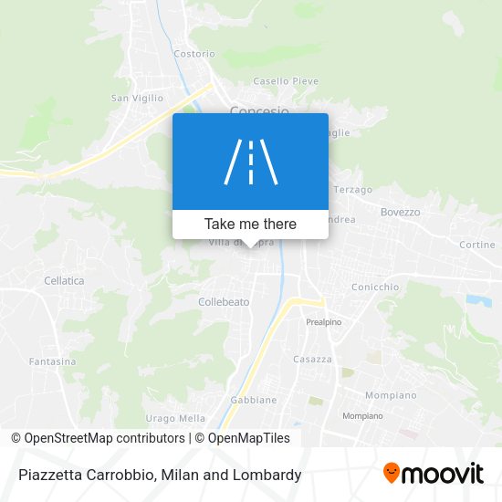 Piazzetta Carrobbio map