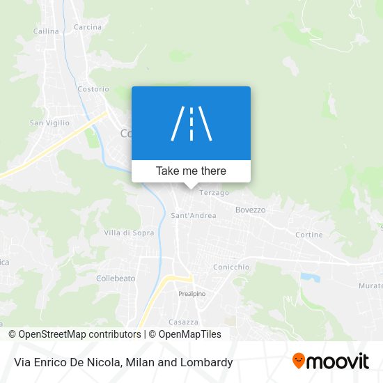 Via Enrico De Nicola map